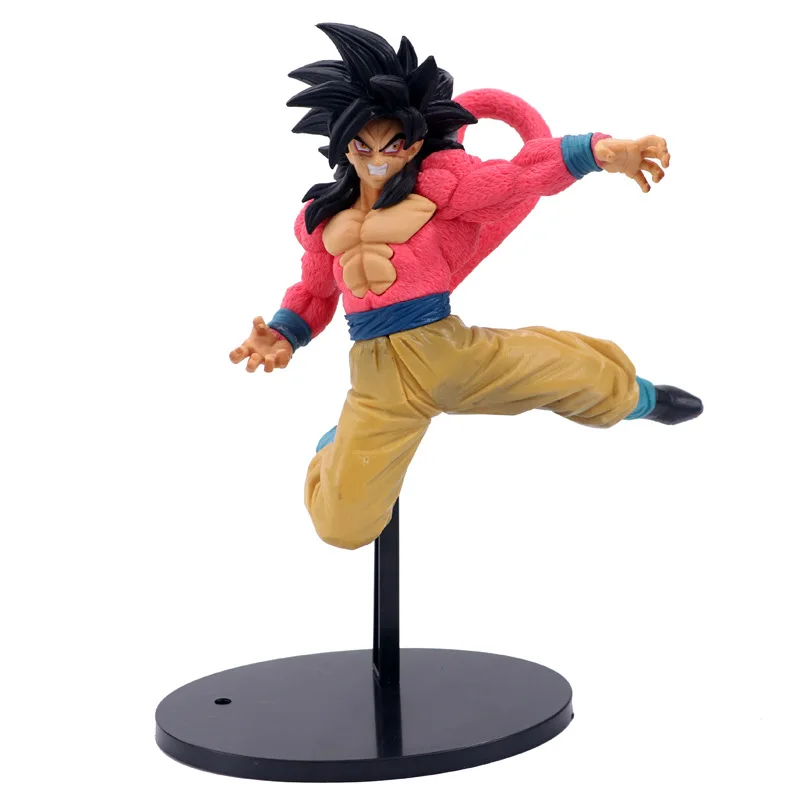 Аниме Dragon Ball Z Супер Saiyan 4 Сон Гоку GT Ver ПВХ фигурку Коллекционная модель игрушки куклы 20 см