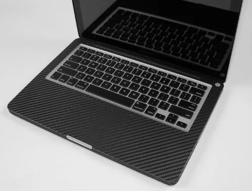 Углеродное волокно кожи для apple Macbook Air 11 12 13 Pro 13 15 retina наклейка всего тела 3d текстура видения Полосатый черный стикер чехол