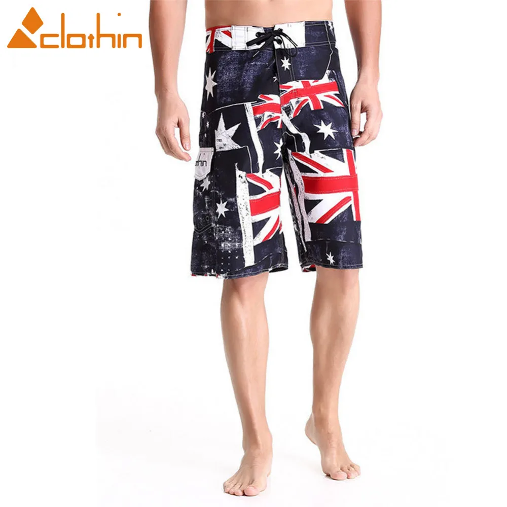 

Mens Shorts Summer Surf Casual Short Men England Flag Print Boardshort CB16102
