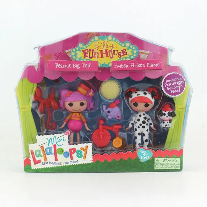 С упаковкой 3 дюймов оригинальные MGA куклы Lalaloopsy с аксессуарами игрушки - Цвет: 1