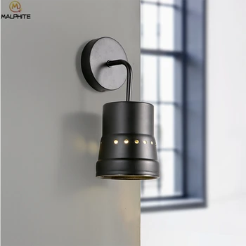 

Vintage Style Iron Wall Light Loft Industrial Fixtures Sconce Retro Stair Bedside LED Wall Lamp Indoor Decor Lighting Luminaire