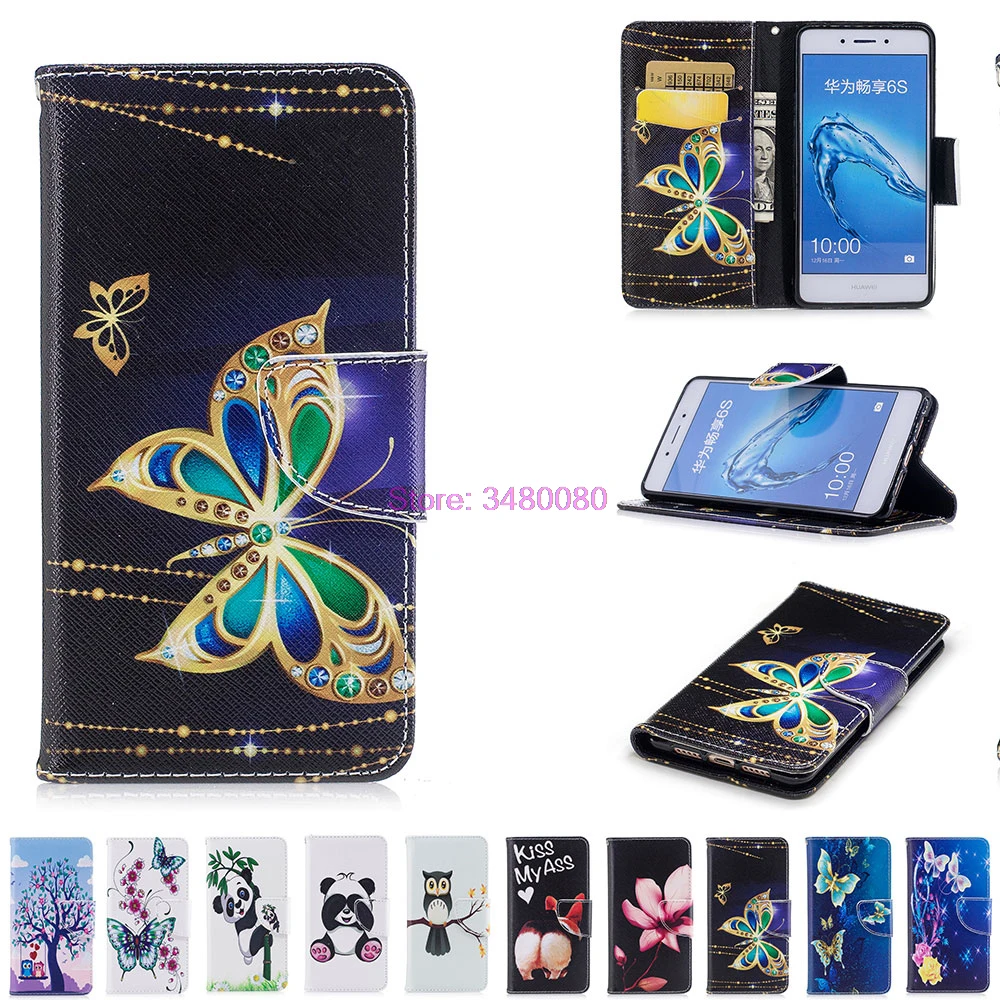 

Flip Case for Huawei Honor 6C C6 DIG-L21HN DIG-L22HN DIG-L01 Fashion Painted Phone Leather Cover for Huawei Nova Smart DIG-L21HN