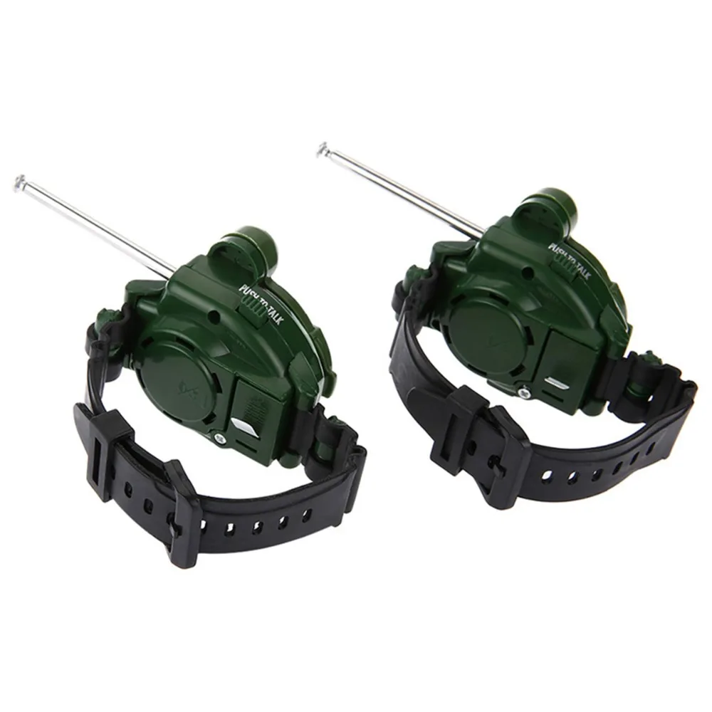 Children Education Toys 1 Pair Toy Walkie Talkies Watches Walkie Talkie 7 in 1 Children Watch Radio Outdoor Interphone Toy
