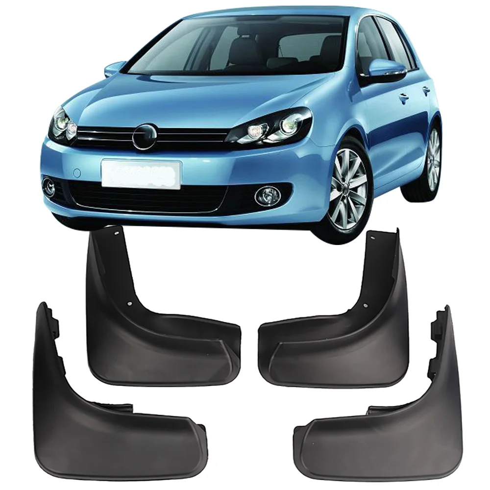 Dasbecan Автомобильные Брызговики для Volkswagen Golf 6 2008-2013 автомобильные аксессуары брызговик панели 2008 2009 2010 2011 2012