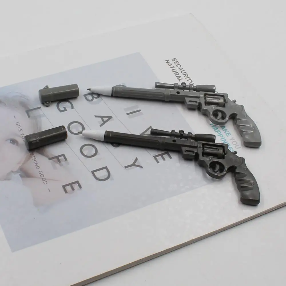 High Quality 0.7MM Multifunction Novelty Ballpoint Pen ~ LONG BARREL REVOLVER