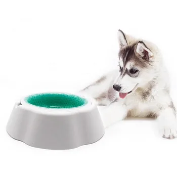 

Pet Summer Water Food Bowl Ice Water Pet Bowl Stays Cool & Frosty Pet Ice Bowl