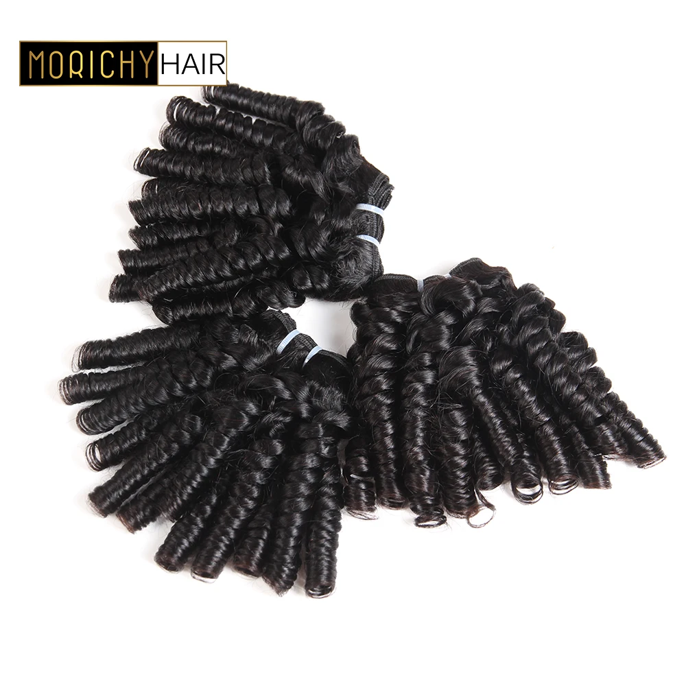 MORICHY Bouncy Culry Weave Bundles 50G/PCE Brazilian Hair Weave Bundles Romance Curls Remy Human Hair Extension Free Shipping MORICHY Bouncy Culry Weave Bundles 50G/PCE Brazilian Hair Weave Bundles Romance Curls Remy Human Hair Extension Free Shipping