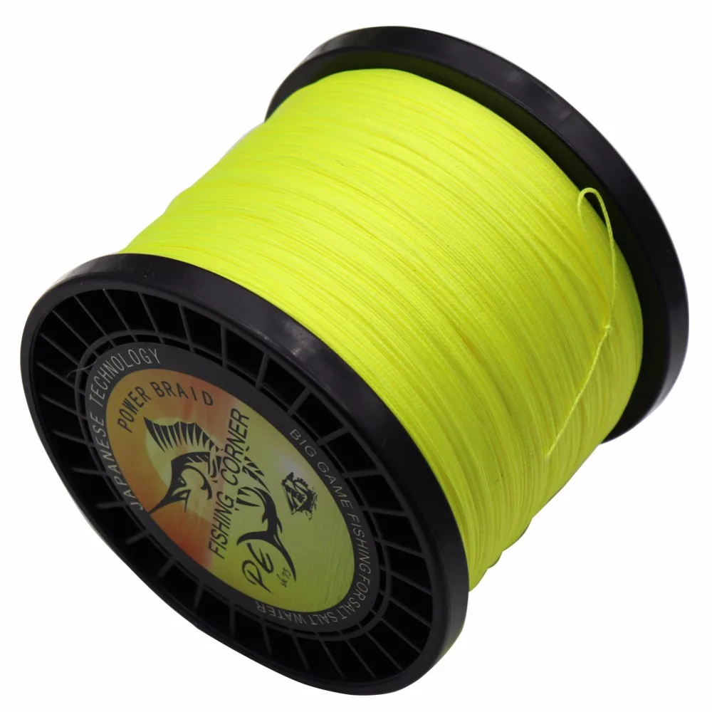 Linha de Pesca Cabo de Pesca Trançada Fios Super Power Japão Multifilament pe Linha Extrema 8 1000m 4 Linha de pesca trançada 8 fios 1000m