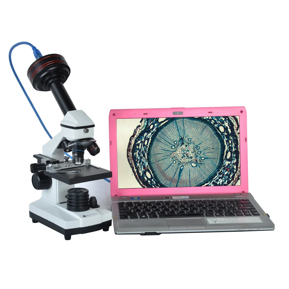 Monocular 40x400x Biological Microscope For Students Lab Education