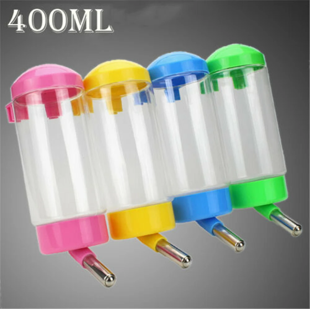 

Pet Puppy Dog Cat Water Dispenser Automatic Hanging Drinking Bottle Rabbit Metal Pipe Water Feeder For Cage