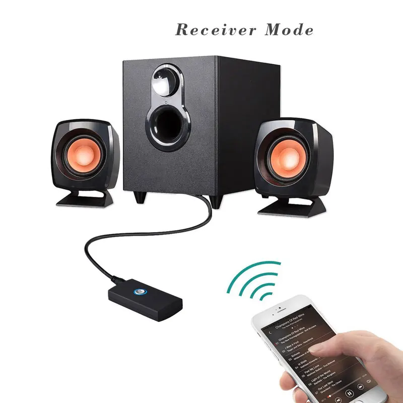 Coopkony 3 5mm Jack Bluetooth Receiver Bluetooth Audio Music Wireless Receiver Adapter Car Aux Cable Free for Speaker Headphone