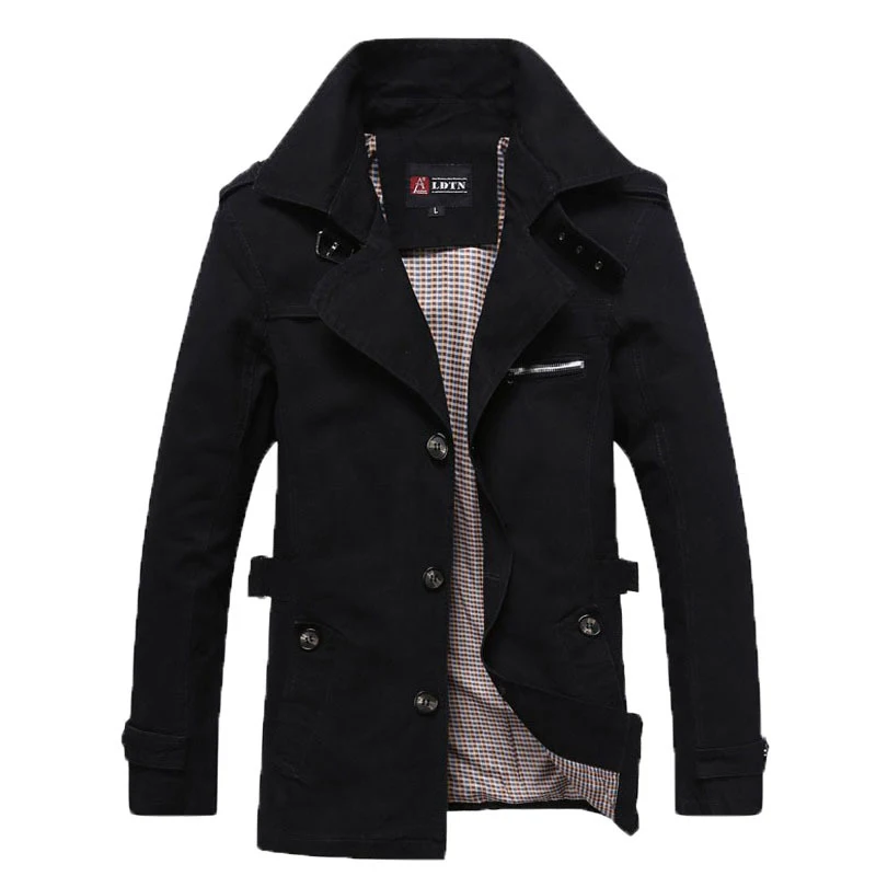 Popular Mens Belted Trench Coat-Buy Cheap Mens Belted