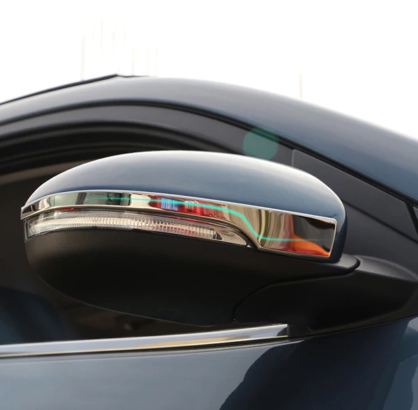 

AX For Hyundai Tucson 2016 2017 Side Mirror Chrome Cover Trim Molding Overlay Strip Rear View Bezel Frame Lid Garnish Protector
