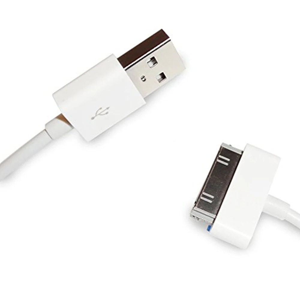 Ascromy Usb Кабель зарядного устройства для iphone 4 4s ipod nano ipad 2 3 iphone 4 s iphone4 iphone 4s 30 pin 1 м Шнур usb зарядный кабель