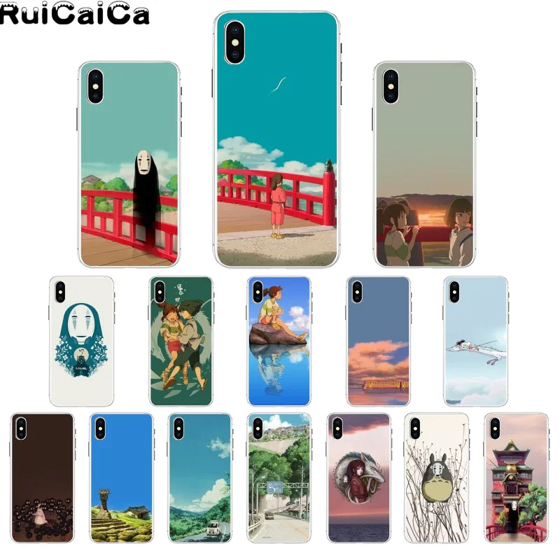 RuiCaiCa мультяшный студийный чехол для iPhone 5 5Sx 6 7 7plus 8 8Plus X XS MAX XR | Мобильные телефоны
