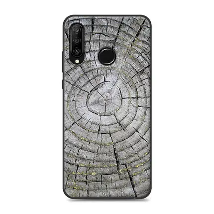 Для huawei P30 lite чехол с изображением деревянного камня Мягкий Силиконовый ТПУ чехол для телефона для huawei P30lite чехол P 30 lite задний чехол s 6,15 - Цвет: A6