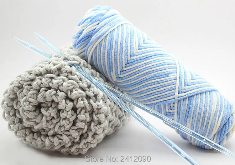 4 шт. смешанные цвета детская бамбуковая хлопковая пряжа натуральная мягкая