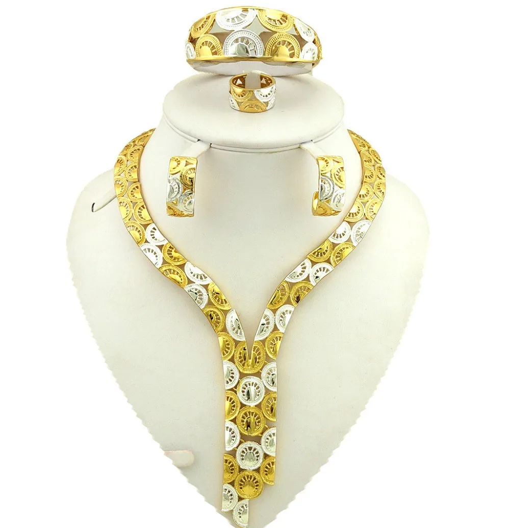 24k gold jewelry sets bridal jewelry set african big jewelry sets gold