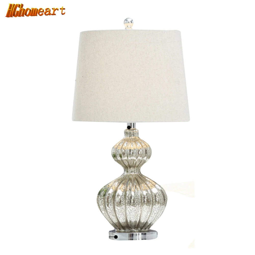 

Lucky Gourd bedroom modern creative bedside lamp crystal lamp table lamp simple European American living room