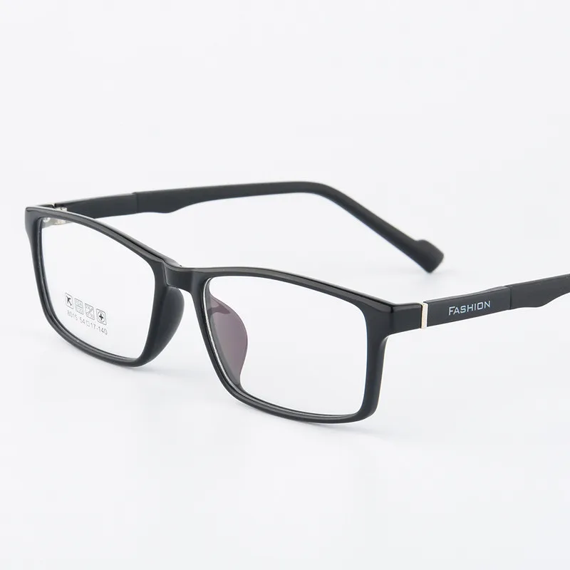 

TR90 Eyewear Frame Myopia Computer Optical Prescription Clear Eye Glasses Frames For Men Fashion Rivet Brand Design