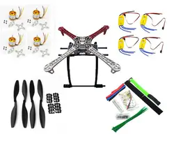 RC F450 Quadcopter Рамки комплект + 4pcs1000kv бесщеточный Двигатель + 4 шт. 30A ESC + 1045 Пропеллеры реквизит + FPV-системы посадка Skid Шасси