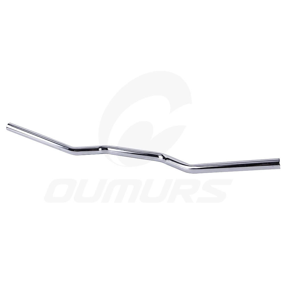 OUMURS руль мотоцикла " 25 мм рукоятка черный хром для Harley Sportster XL883 1200 Yamaha Kawasaki Suzuki Ducati