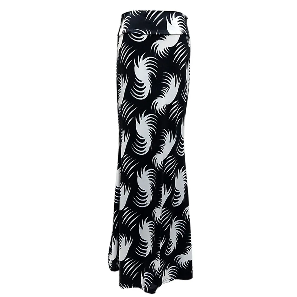 Женская модная Цыганская длинная Джерси SexyMaxi юбка женские Юбки-миди Mujer Moda# DX