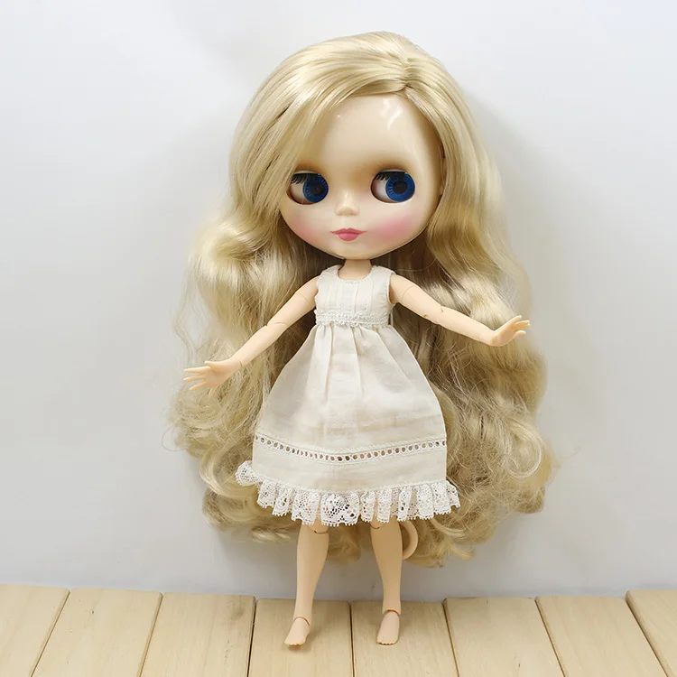 Ледяная кукла DBS Blyth 1/6 bjd игрушка Блонд Волосы шарнир тела Сторона расчесывания