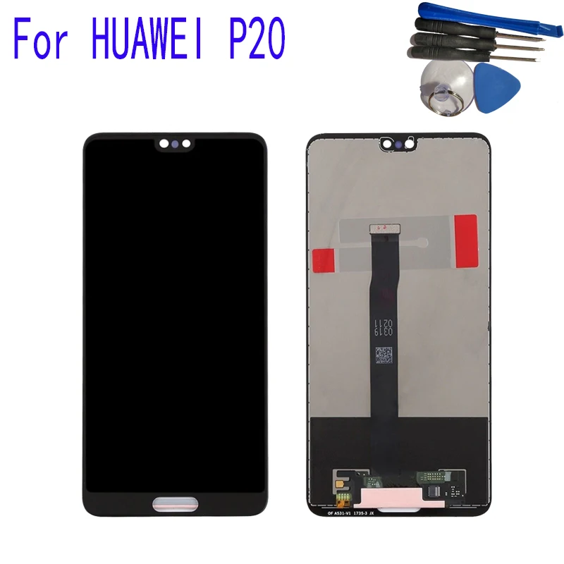 

With Frame 5.8" For Huawei P20 EML L29 L22 L09 AL00 LCD Display Touch Screen Digitizer Assembly Replacement+Tools
