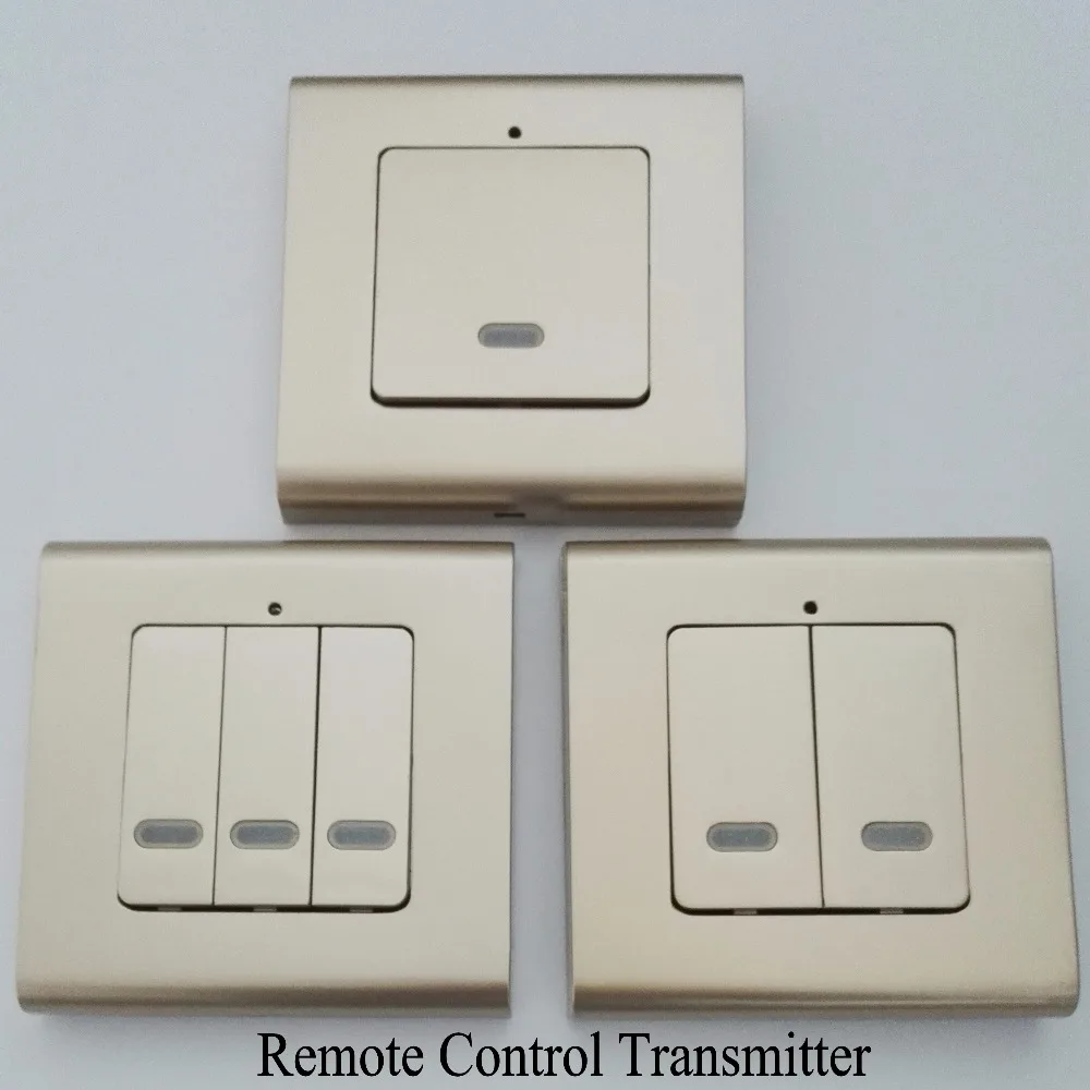Wall Panel Remote Control Transmitter 1 Button 2 Button 3 Button Sticky