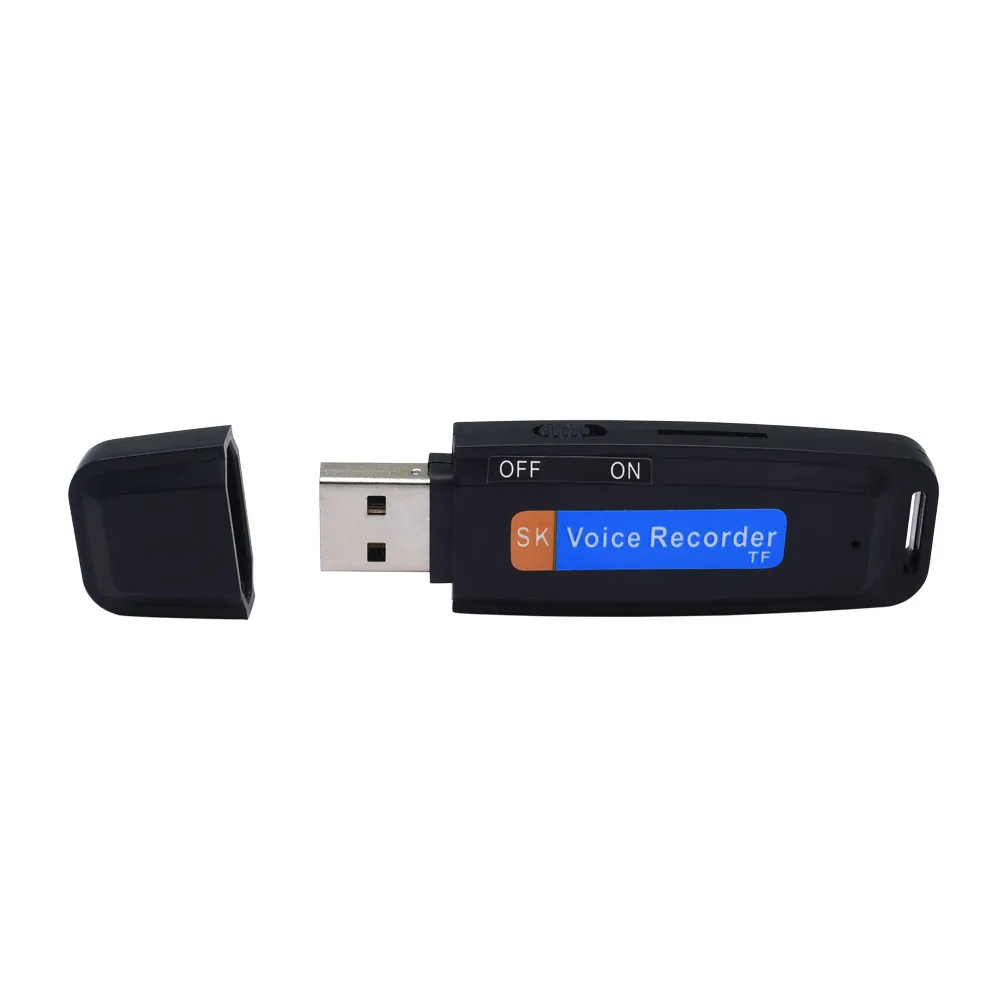  Tishric Hot Sale U-Disk Digital Audio Recorder TF Flash Card USB Voice Recorder Pen Mini Dictaphone