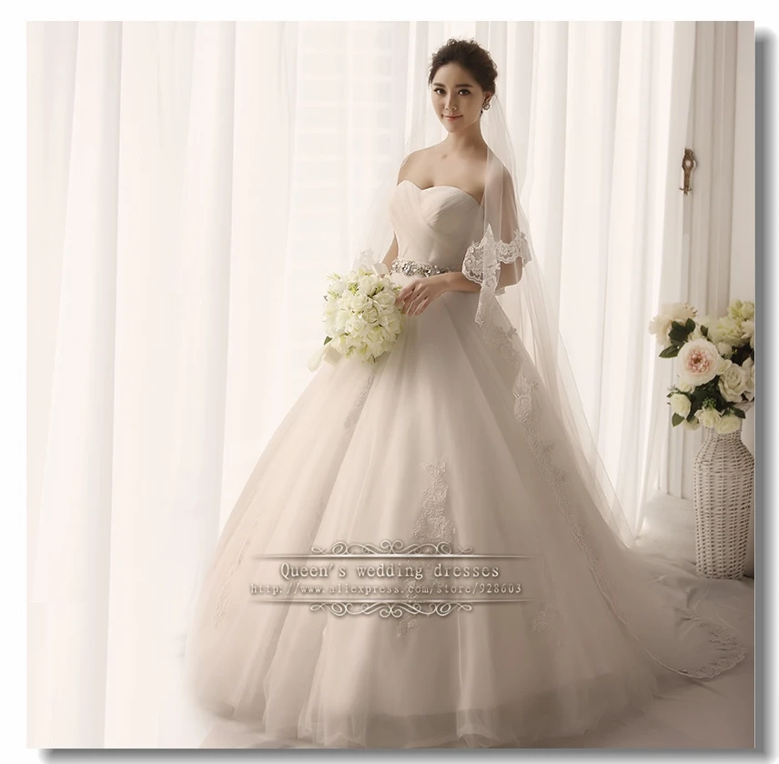 Strapless Wedding Gown Lace Black Bride Sashes And Belt Under 200