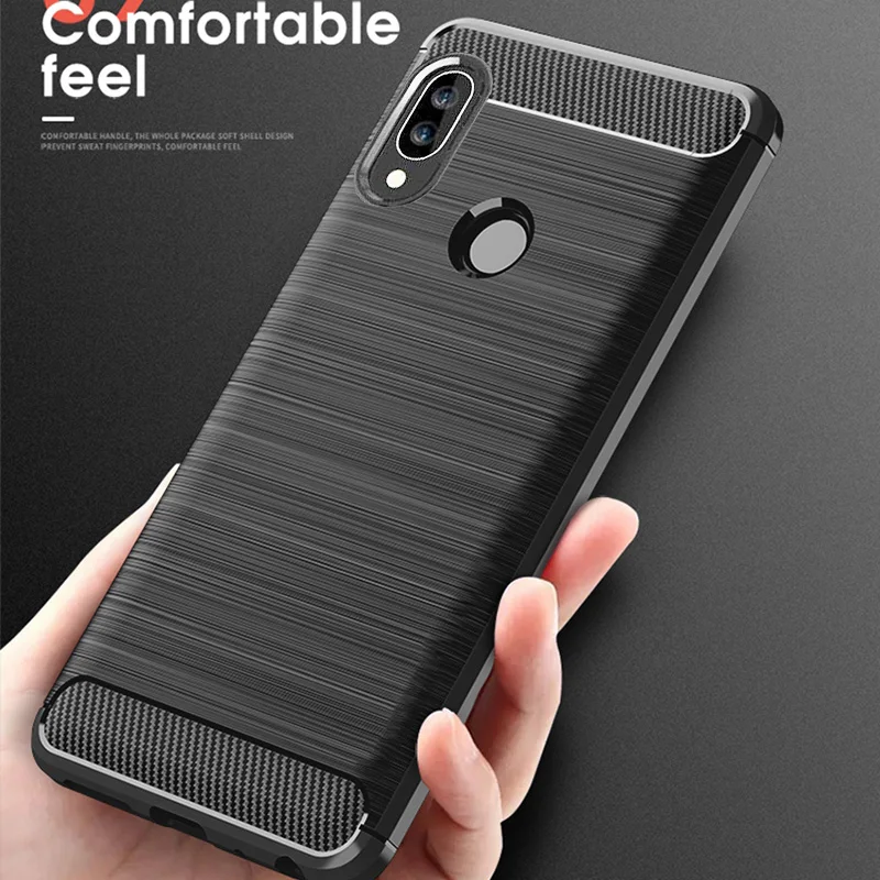 Для Asus Zenfone Max Pro M2 ZB631KL ZB633KL чехол из углеродного волокна Мягкий ТПУ силиконовый