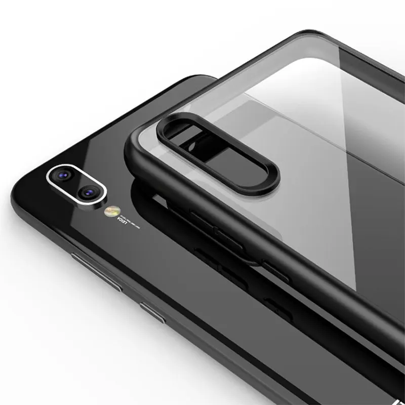 Portefeuille For Huawei P20 Pro Case Luxury Hard Back Phone Cover Silicone TPU Frame Case For Huawei P20 Lite Fundas Accessories (1)