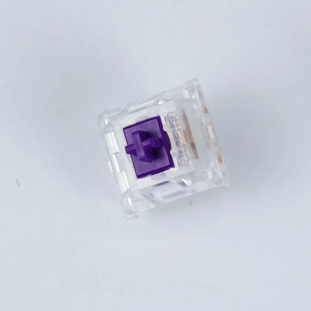 Outemu Ice V2 переключатели прозрачный корпус 5pin SMD OTM фиолетовый 62 г 68 Тактильные для