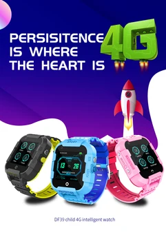 

DF39 Children 4g Smart Watch Student GPS SOS Positioning Waterproof Phone Wifi Internet Video Call IP67 Waterproof Android Watch