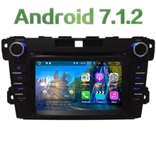 7” 2GB RAM Quad Core Android 7.1.2 4G WiFi SWC Car DVD Multimedia Player Radio Stereo For Mazda CX-7 2007-2015 GPS Navigation