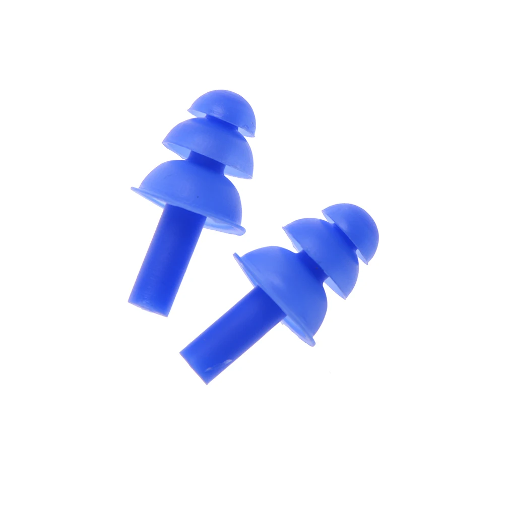 1 Pair Soft Ear Plugs Environmental Silicone Waterproof Dust-Proof Earplugs Diving Water Sports Swimming Accessories