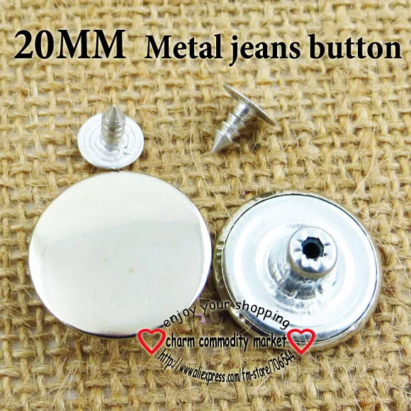 30 шт. 20 мм буквы бронзового тона металлические кнопки для джинсов круглые пуговицы 20 мм аксессуары для одежды JMB-153 - Цвет: 5