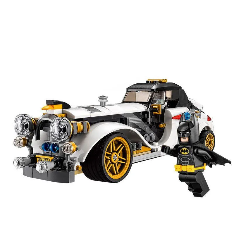 Super Heroes DIY Blocks Movie Joker Villain Dune Buggy Car Truck Avengers Model Building Blocks toys Compatible Legoingly Batman