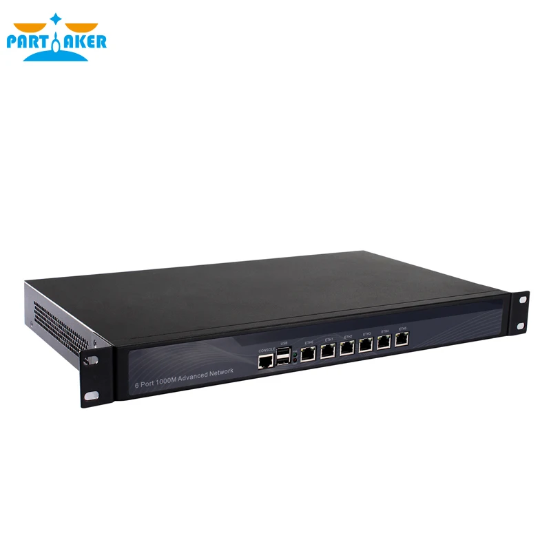 Причастник R15 Intel i5 4430 6 Ethernet тип шкафа 1U сетевой маршрутизатор с 4G RAM 128G SSD