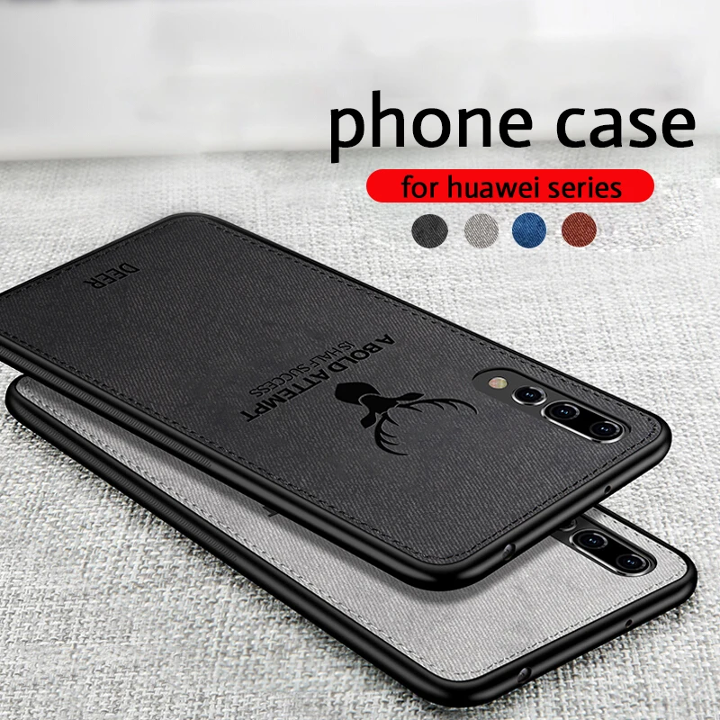 Роскошные ткань Олень чехол для huawei P Smart плюс P30 P20 Y6 Y7 Pro Y5 Y9 Mate20 Lite чехол на Honor 10i 20i 8S 8A 8X 8C чехлы