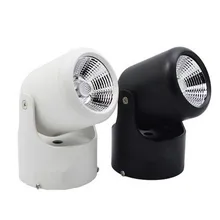 Горячая новейший 10 Вт белый корпус/черный корпус крепеж на поверхности коксовой батареи светодиодный вниз свет круглый монолитный блок светодиодов точечный свет AC85-265V