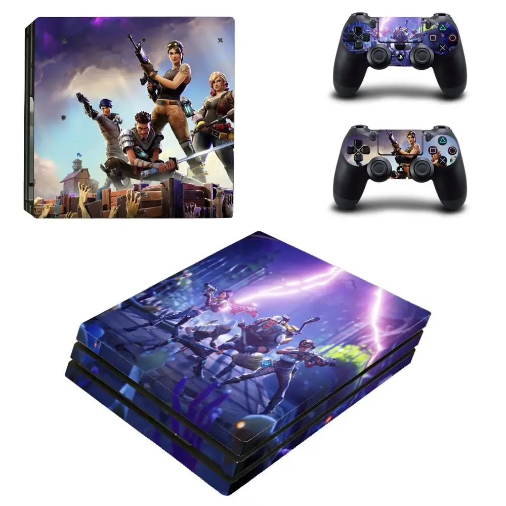 Наклейка для кожи PS4 Pro Виниловая наклейка консоли Sony Playstation 4 и 2 контроллеров |