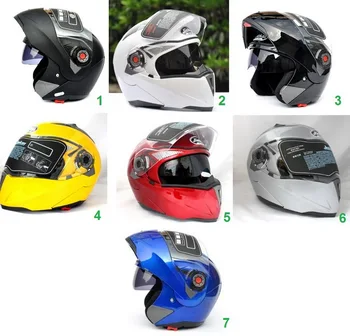 

JIEKAI JK105 undrape face motocross Motorcycle Helmet Flip up Motorbike Helmets made of ABS have 7 kinds Color size M L XL XXL
