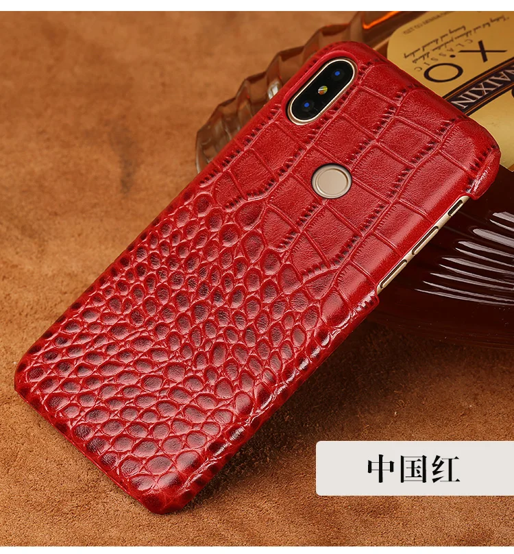 Чехол для телефона для Xiao mi Pocophone F1 mi 5 6 8 A1 A2 Max 2 Чехол из крокодиловой кожи задняя крышка для Red mi Note 4 4X 4Pro 5 5A Plus