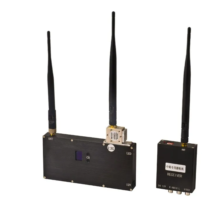

1.2Ghz to 2.3Ghz High Power Repeater 1.3Ghz to 2.4Ghz 8CH 10W Wireless Audio Video Transmission Signal Magnifier Amplifier