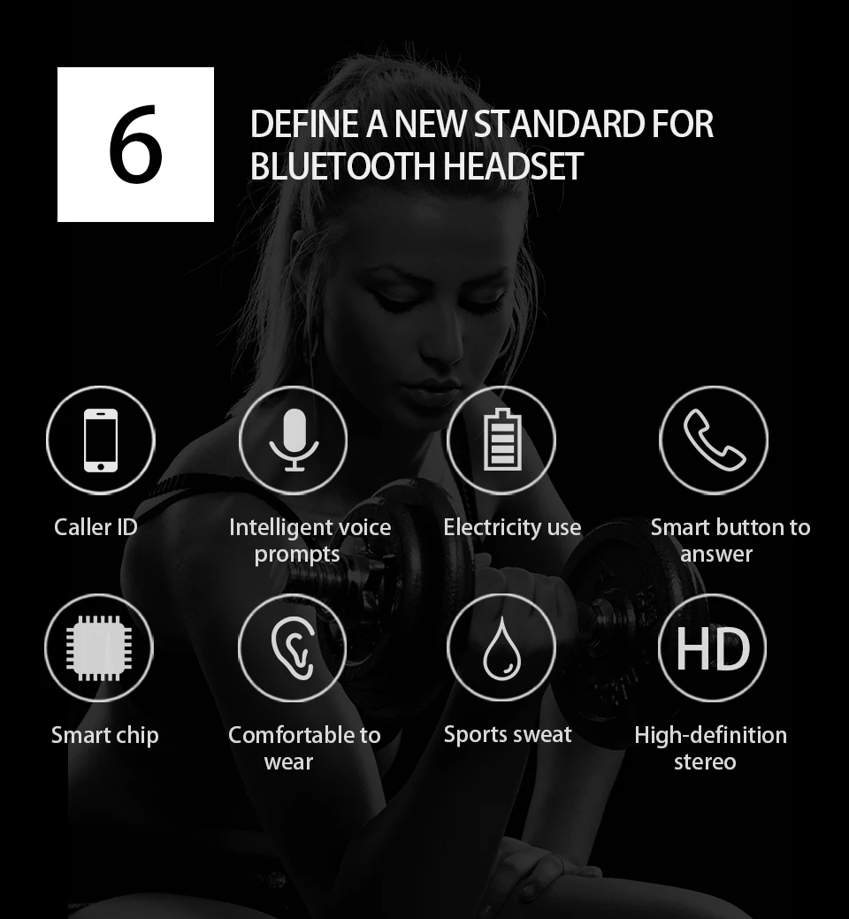 8 headphone bluetooth wireless sport