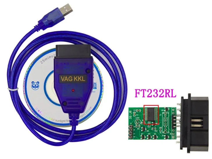 

diagnostic auto OBD2 VAG USB KKL 409 Car Vehicle OBD2 Diagnostic Scan Tool Cable for Audi Seat VAG 409 Cable