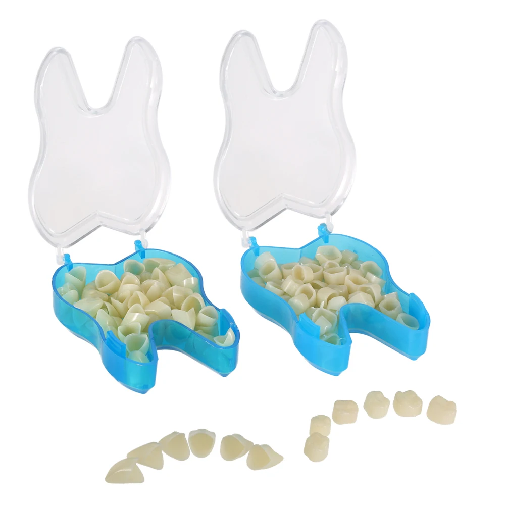 2 упаковки Pro Временная зубная коронка стоматологические материалы Anteriors передние и молярные задние естественные цвета зубы стоматолога продукты